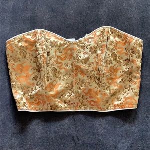 Victoria’s Secret Gold Dragon Bustier